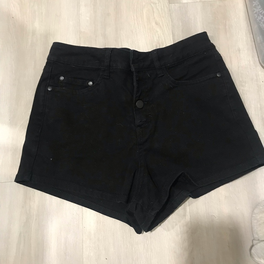 Abound Black Denim Shorts